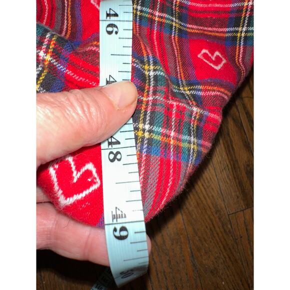 VINTAGE CLASSIC LANZ OF SALZBURG BY EILEEN WEST FLANNEL PLAID NIGHTGOWN M - Picture 7 of 7